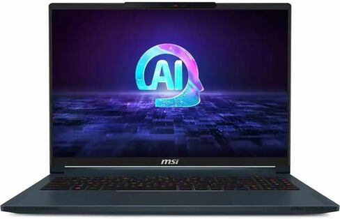MSI Stealth 16 AI Studio Gaming Maming Captop ، 2025 ، 16 "2560x1600 240Hz ، Intel 16-Core Ultra 9 185H ، NVIDIA GEFORCE RTX 4070 ، 64GB DDR5 ، 2TB SSD ، WIN1 in Saudi Arabia