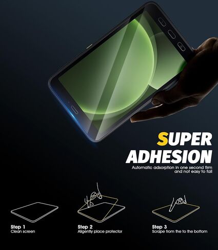 Orzero (2 Pack) متوافق مع علامة تبويب Samsung Galaxy نشط 5 / Active3 (8 بوصة) حامي شاشة زجاجي مقسى ، واقي De Pantalla 9h عالي الوضوح الخالي من الفقاعات الخالية من الخدش in Saudi Arabia