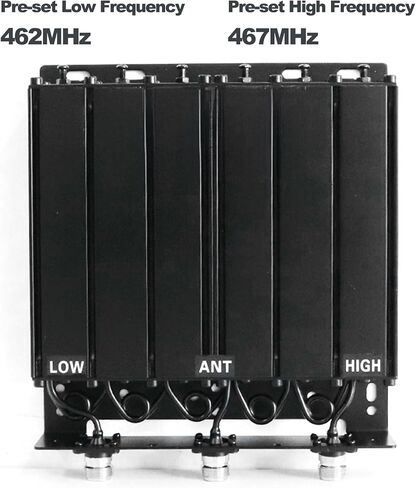 400-470MHz UHF Duplexer ، 50W مكرر راديو Duplexer لأنظمة مكرر الراديو ، وتردد منخفض محدد 462 ميجا هرتز والتردد العالي 472 ميجا هرتز ، N الموصلات الإناث in Saudi Arabia