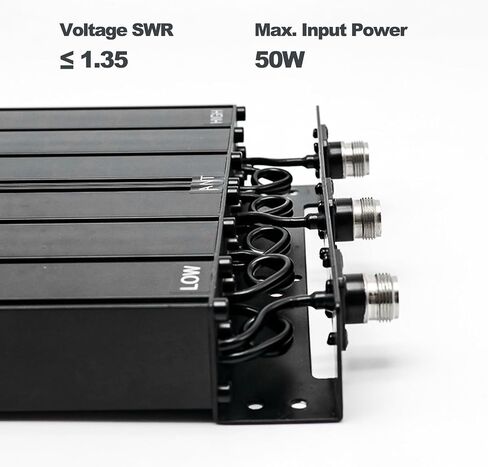 400-470MHz UHF Duplexer ، 50W مكرر راديو Duplexer لأنظمة مكرر الراديو ، وتردد منخفض محدد 462 ميجا هرتز والتردد العالي 472 ميجا هرتز ، N الموصلات الإناث in Saudi Arabia
