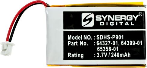 Synergy Digital Wireless Headset Batteries, Compatible with Plantronics 71036-11 Wireless Headset, (Li-Pol, 3.7V, 240 mAh), Pack Includes: 4 x SDHS-P901 Batteries in Saudi Arabia