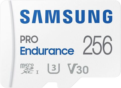 Samsung PRO Endurance 256GB microSDXC UHS-I U3 100MB/s Video Monitoring Memory Card with Adapter (MB-MJ256KA) in Saudi Arabia