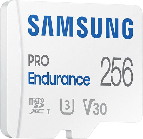 Samsung PRO Endurance 256GB microSDXC UHS-I U3 100MB/s Video Monitoring Memory Card with Adapter (MB-MJ256KA) in Saudi Arabia