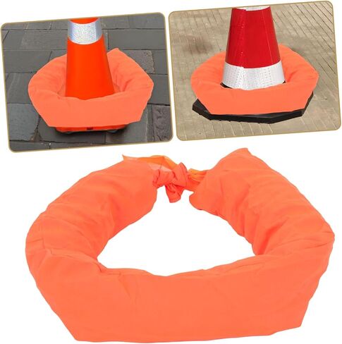 أكياس وزن مخروطية AmoSfun 5pcs لتعزيز أكياس الرمل للاستقرار لتصميم مضادات السلامة لمخاريط وقوف السيارات المحسنة ليلة in Saudi Arabia
