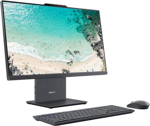 Lenovo AI-IdeaCentre AIO Desktop | 24 "FHD All-in-One Computer | 32GB DDR5 RAM | 1TB SSD & 128GB SSD | Intel Processor U300 | WebCAM | Wi-Fi | RJ-45 | Copilot Ready | Windows 11 | Le Bundle in Kuwait
