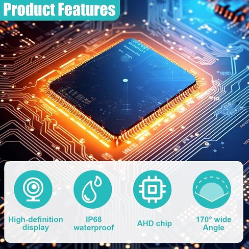 كاميرا احتياطية للسيارة ، 12 LED Vision Night Vision Camera HD HD View Camera ، 170 ° زاوية طويلة ، إطار لوحة الترخيص العكسي للسيارات العالمية ، سيارات الدفع الرباعي ، الشاحنات ، RV والمزيد in Saudi Arabia