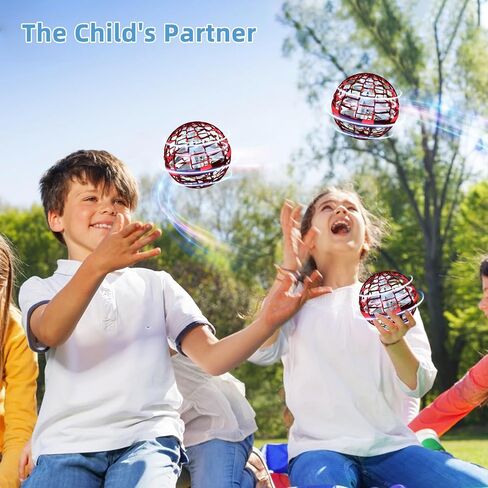 Flying Orb Ball 2025 Hand Controlled Hover Spinner with Galaxy Lights Effect, Magic Floating Cool Toy Gift for Kids Ages 6-10, Indoor & Outdoor Galaxy ball Use Remote Control Quadcopter(Blue) in Kuwait