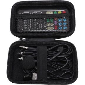 Sorandy Portable Voice Changer, Mini Live Broadcast Voice Disguiser, Handheld Microphone Sound Board Modulator for Mobile Phone, PC, Laptops, Tablet, with Wired Earphones in Kuwait