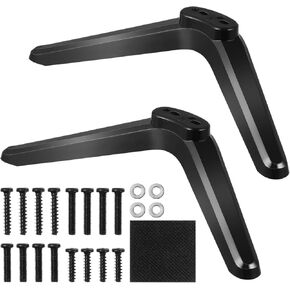 PRETYZOOM Tv Stand for 32-55 Inch Tvs Tabletop Base with Screws Easy Installation Sturdy Support for Level Surfaces Compatible with Tc Mounting Brackets in Kuwait