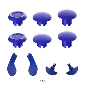 مجموعة أدوات تحكم المعادن الخلفية ، مجموعة استبدال 10-in-1 PS5 مع 4 مشغلات خلفية ، 6 أغطية عصا التحكم (بلاتا) in Kuwait