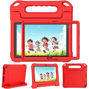 حالة أطفال لـ Amazon Fire 10 Pro/10 Plus/HD 10 Tablet (2023/2021 إصدار ، الجيل الثالث عشر/الحادي عشر) ، غطاء واقي متين للصدمات مع واقي الشاشة لـ Kindle Fire HD 10 Tablet ، Pink in Kuwait