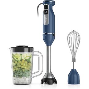 Ninja CI105BRN Foodi Power Mixer System, 750-Peak-Watt Immersion Blender and Hand Mixer, EasyGlide Beaters, Dough Hooks, 3-Cup Blending Vessel, Sea Salt Gray in Saudi Arabia
