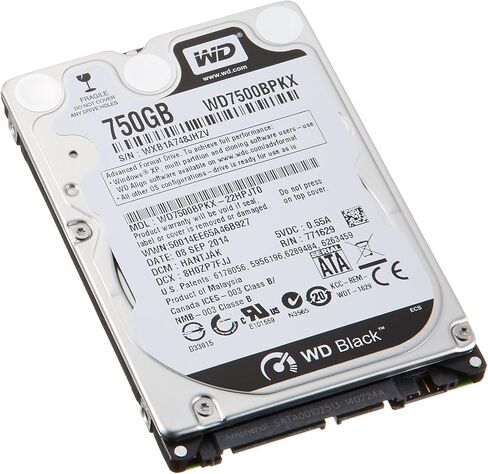 Western Digital WD7500BPKX 750 GB WD Black 2.5 Laptop Hard Drive in Saudi Arabia