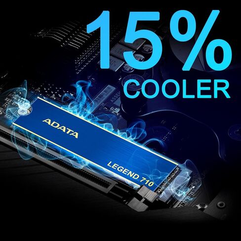 ADATA 1TB Legend 710 PCIe Gen3 x4 M.2 2280 Solid State Drive, up to 2,400/1,800MB/s, 3D NAND Flash, Internal SSD Compatible with Laptop & PC Desktop in Saudi Arabia