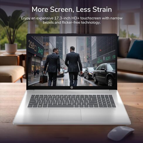 HP 17.3 inch LAPHRISS TOUCH SCREED LAPTOP-WIN 11 PRO • COPILOT المدعوم من الذكاء الاصطناعى • AMD R5-7530U • 17.3 "HD+ BrightView Display • Wi-Fi 6 ، W/محمول ملحقات الكمبيوتر (64G RAM ، 2TB SSD) in Kuwait
