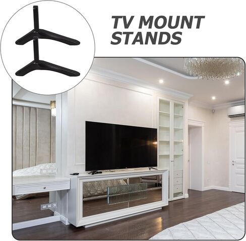 DOITOOL 2 Pcs Universal TV Stand Base Compatible with Samsung TV Legs for Installation Hole Distance of 20-55 mm Mounting Bracket in Saudi Arabia