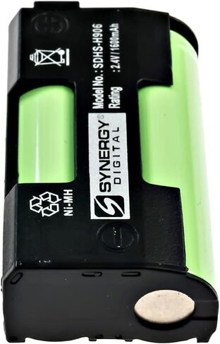 Synergy Digital Wireless Headset Batteries, Compatible with Sennheiser G2 Wireless Headset, (Ni-MH, 2.4V, 1600 mAh), combo-pack includes: 4 x SDHS-H906 Batteries in Saudi Arabia
