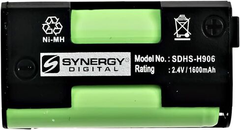 Synergy Digital Wireless Headset Batteries, Compatible with Sennheiser G2 Wireless Headset, (Ni-MH, 2.4V, 1600 mAh), combo-pack includes: 4 x SDHS-H906 Batteries in Saudi Arabia