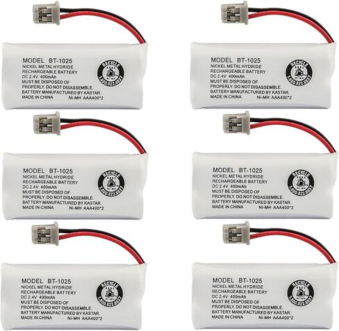 Kastar 3-pack BT-1025 بطارية متوافقة مع Uniden DECT 2080-5 DECT1363BK DECT1560 DECT1580 DECT1588 DECT1588-5 DECT2060 DECT2060-2 DECT2080 DECT2080-2 DECT20-2W DECT2080-3 in Kuwait
