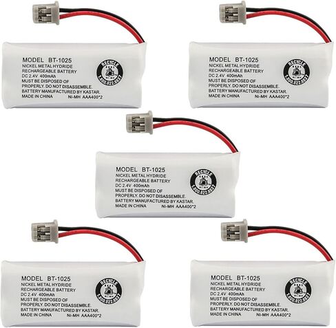 Kastar 3-pack BT-1025 بطارية متوافقة مع Uniden DECT 2080-5 DECT1363BK DECT1560 DECT1580 DECT1588 DECT1588-5 DECT2060 DECT2060-2 DECT2080 DECT2080-2 DECT20-2W DECT2080-3 in Kuwait