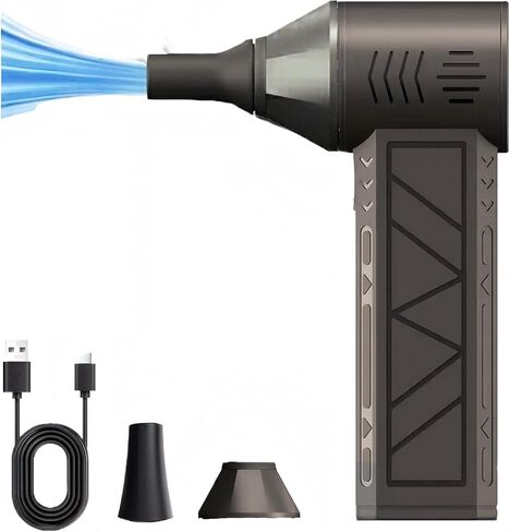 Air Air Duster-13000000 دورة في الدقيقة ، فائقة الطاقة اللاسلكية ، منفاخ صغير قابل للتعديل 3-gear ، وتركيبات إضاءة LED قوية ، والشحن السريع ، ومنفاخ الغبار للكمبيوتر ، والمنزل ، والخارجية والسيارة in Saudi Arabia
