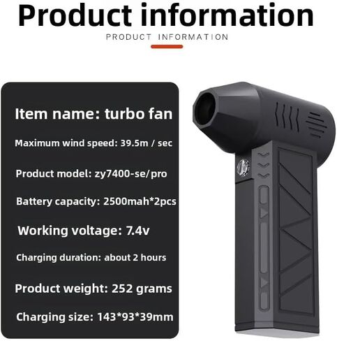 Air Air Duster-13000000 دورة في الدقيقة ، فائقة الطاقة اللاسلكية ، منفاخ صغير قابل للتعديل 3-gear ، وتركيبات إضاءة LED قوية ، والشحن السريع ، ومنفاخ الغبار للكمبيوتر ، والمنزل ، والخارجية والسيارة in Saudi Arabia