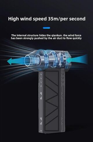 Air Air Duster-13000000 دورة في الدقيقة ، فائقة الطاقة اللاسلكية ، منفاخ صغير قابل للتعديل 3-gear ، وتركيبات إضاءة LED قوية ، والشحن السريع ، ومنفاخ الغبار للكمبيوتر ، والمنزل ، والخارجية والسيارة in Saudi Arabia
