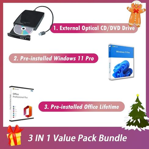 HP 27" All-in-One Touchscreen Desktop - Intel Ultra 7-155U, 64GB DDR5 RAM, 4TB SSD, Wi-Fi6, Adjustable Height, Webcam, Win 11 Pro, with MS Office Lifetime License, Keyboard in Saudi Arabia