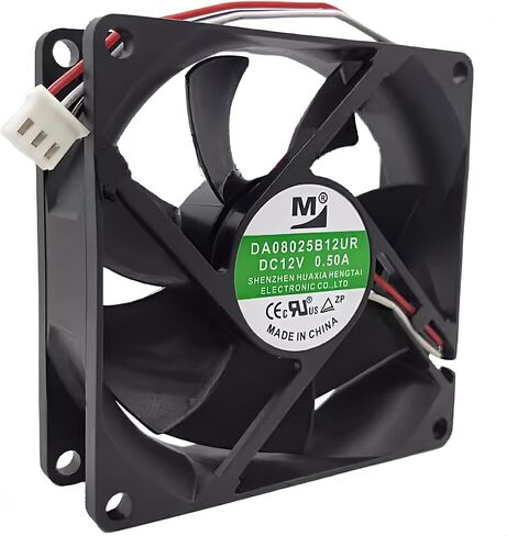 ل DA08025B12UR 12V 0.50A 8025 80X80X25MM مروحة التبريد 3-WARE in Saudi Arabia