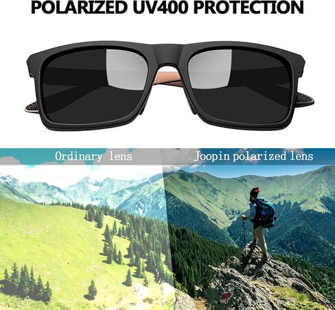Joopin Polarized Big Square Sunglasses for Men, Trendy Large Sun Glasses for Women UV Protection, Unisex Sunnies Shades in Kuwait