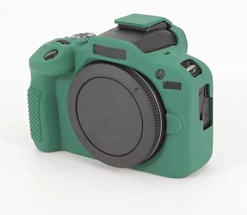 حقيبة الكاميرا في حجة جسم Silicone Armor Cover Cover Progenction لـ Canon EOS R100 (لـ R100 Black) in Kuwait