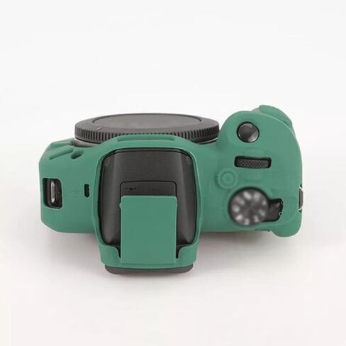 حقيبة الكاميرا في حجة جسم Silicone Armor Cover Cover Progenction لـ Canon EOS R100 (لـ R100 Black) in Kuwait