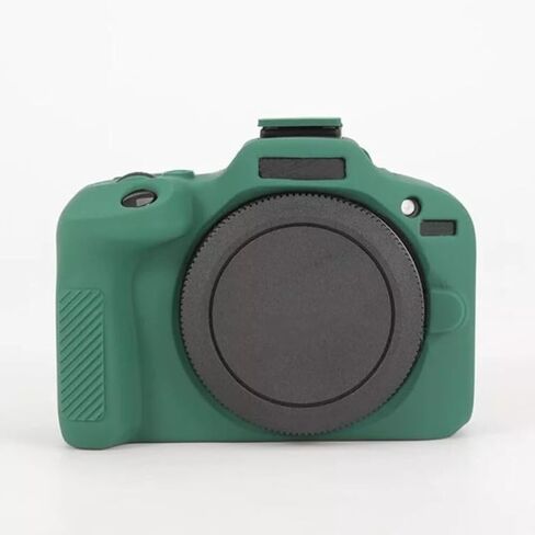 حقيبة الكاميرا في حجة جسم Silicone Armor Cover Cover Progenction لـ Canon EOS R100 (لـ R100 Black) in Kuwait