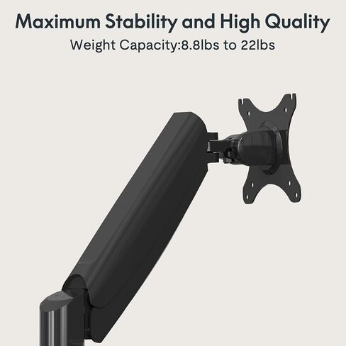 Monitor Stand for Flat Panel Screens, Height Adjustable Desk Mount (Dual) in Kuwait