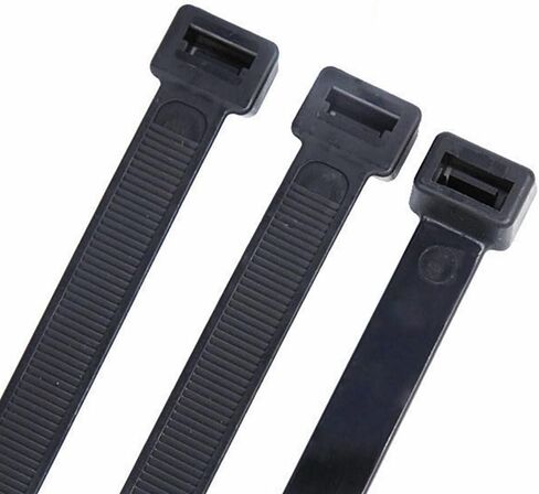 100 Pieces Black Self-Locking Nylon Cable Ties Durable Zip ties Versatile Cable Ties for Organizing Wires and Cables in Saudi Arabia
