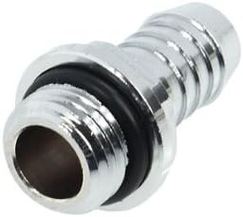 Alphacool HF G1/4" to 10mm ID Fatboy Barb Fitting for Soft Tubing, Deep Black, 4-Pack in Saudi Arabia
