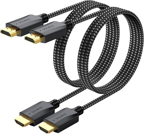 High Speed HDMI Cable 3FT 2-Pack, HDMI 2.0 4K@60Hz, 2K@165Hz/144Hz in Kuwait