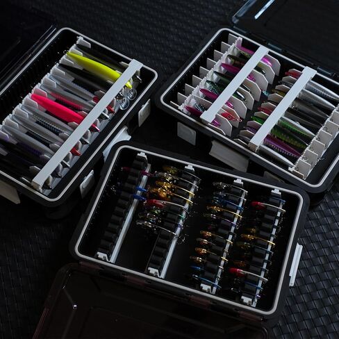 2300 Lure Organize Effortlessly Easy Storage for VIB, Minnow, Lures, DIY Modular System for Ultimate Customization Gift for Any Angler! (2300-1 Small Minnow Storage 16pcs) in Kuwait