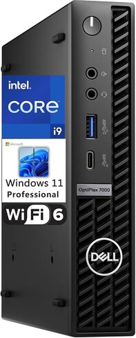 Dell OptiPlex 7000 Micro Form Factor MFF Business Desktop Computer, 12th Intel 16-Core i9-12900 up to 5.1GHz, 32GB DDR5 RAM, 2TB PCIe SSD, WiFi 6, Bluetooth, Keyboard & Mouse, Windows 11 Pro in Saudi Arabia