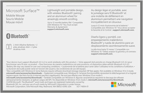Microsoft Modern Mobile Mouse (KTF-00013) ، الأسود (متجدد) in Saudi Arabia