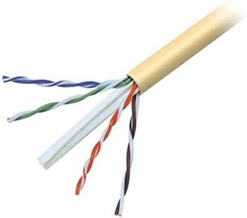 Belkin Cat6 كابل السائبة الصلبة * 4PR ؛ 24awg ؛ 1000 الأصفر (A7L704-1000-YYLW) in Saudi Arabia
