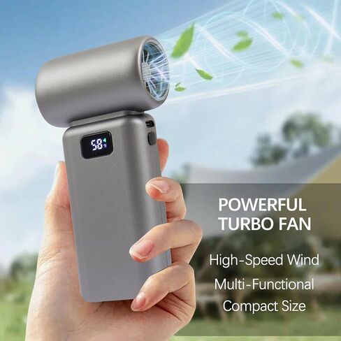Electric Air Duster – 100000RPM Cordless Violent Fan Blower with 5-Speed Settings, Fast Charging, Brushless Motor, Dust Removal for Car, PC, Keyboard, Home, Outdoor Use in Saudi Arabia