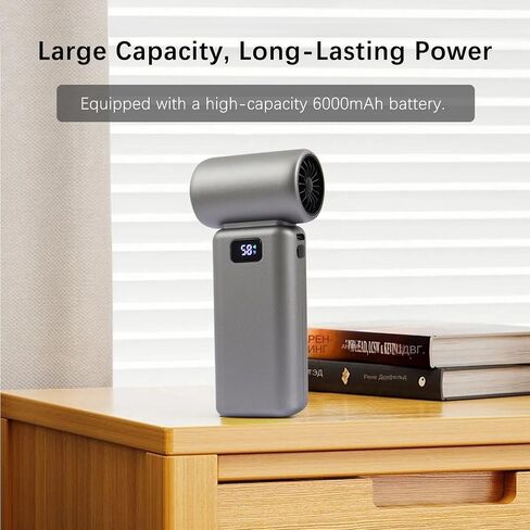 Electric Air Duster – 100000RPM Cordless Violent Fan Blower with 5-Speed Settings, Fast Charging, Brushless Motor, Dust Removal for Car, PC, Keyboard, Home, Outdoor Use in Saudi Arabia