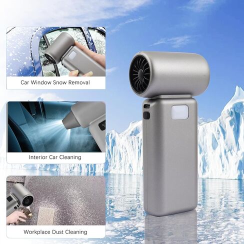 Electric Air Duster – 100000RPM Cordless Violent Fan Blower with 5-Speed Settings, Fast Charging, Brushless Motor, Dust Removal for Car, PC, Keyboard, Home, Outdoor Use in Saudi Arabia