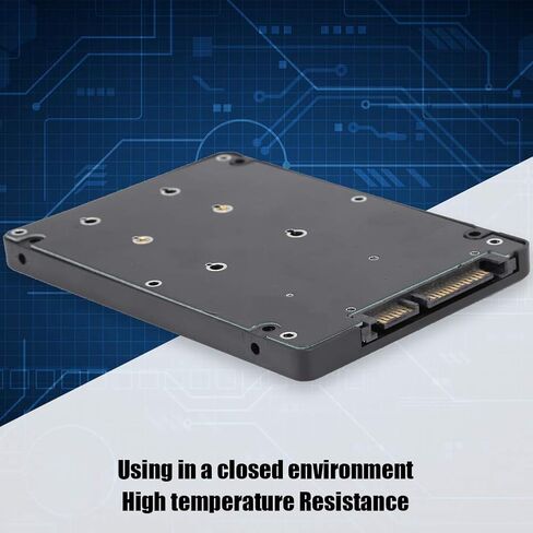 محول محول علبة القرص الصلب ، M.2 العلبة SATA SSD M.2 SSD العلبة NVME العلبة NVME إلى محول SATA (أسود) in Kuwait
