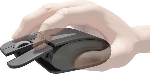 Elasto Ergonomic Bluetooth Wireless Mouse M4 Set - يساعد في النفق الرسغي ، التهاب المفاصل ، آلام الأصابع والمعصم ، نقرة ضوء قابلة للتعديل - ضوء (لاسلكي) in Saudi Arabia