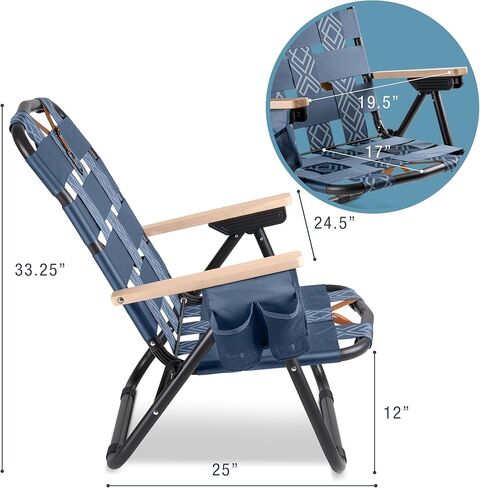 كرسي Clevermade Kove في الهواء الطلق - Midnight Black - حزمة 1 in Kuwait