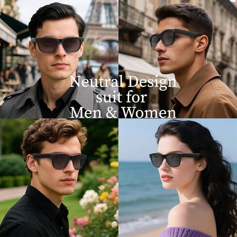 Full HD 1080P Sport Camera Glasses Water-resistant Wearable Action Camera with Built-in 32G Memory Open on Android Phone and Computer,Unisex Outdoor Sport Sunglasses in Saudi Arabia