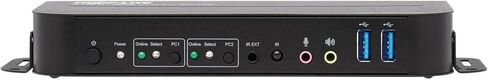 TRIPP LITE 2 PORT HDMI USB KVM Switch ، PORT DUAL PORT HDMI USB KVM SWITCH ، 4K 60 Hz ، HDR ، HDCP 2.2 ، USB 3.0 Cables ، Black (B005-HUA2-K) (متجدد) in Saudi Arabia
