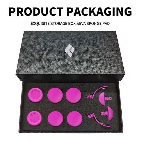 مجموعة أدوات تحكم المعادن الخلفية ، مجموعة استبدال 10-in-1 PS5 مع 4 مشغلات خلفية ، 6 أغطية عصا التحكم (بلاتا) in Kuwait